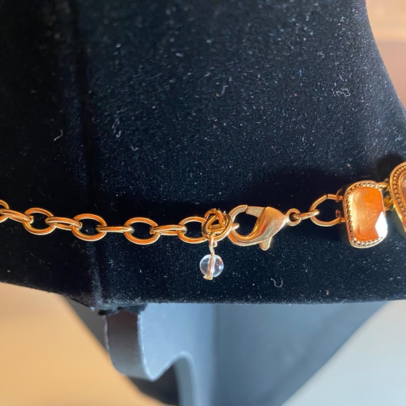 Smokey Topaz Colour Crystal Necklace - Picture 4 of 6